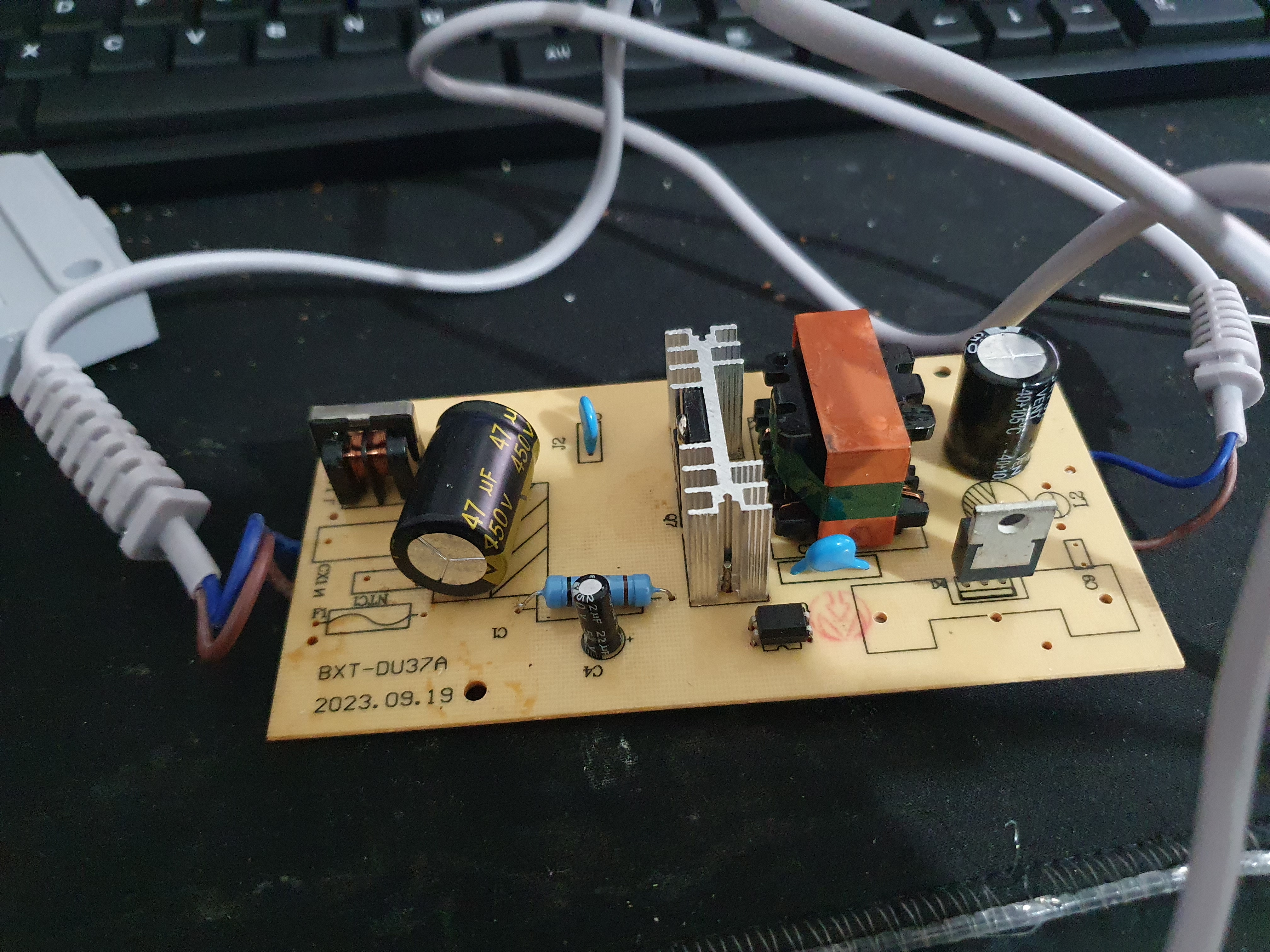 Top view of the cheap PCB